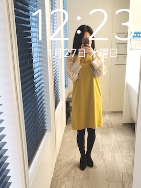 mokoさん（レディース・157cm）の冬コーディネート