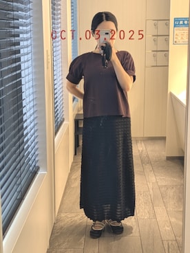「Green　Parks（グリーンパークス）のアイテム」を使った、mokoさん（レディース・157cm）の秋コーディネート