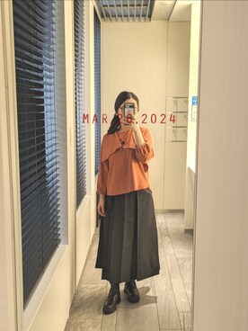 「SOREL（ソレル）のアイテム（シューズ）」を使った、mokoさん（レディース・157cm）の夏コーディネート