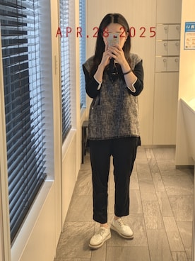 「classicalelf（クラシカルエルフ）のアイテム（シューズ）」を使った、mokoさん（レディース・157cm）の春コーディネート