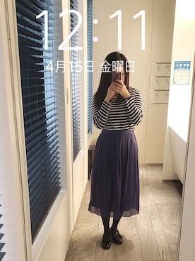 「Diego Bellini（ディエゴベリーニ）のアイテム」を使った、mokoさん（レディース・157cm）の春コーディネート