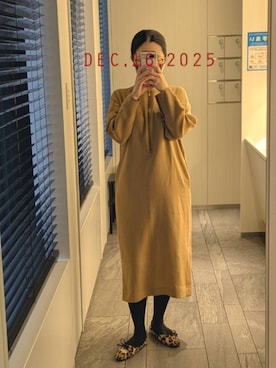 「EMMEL REFINES（エメルリファインズ）のアイテム」を使った、mokoさん（レディース・157cm）の冬コーディネート