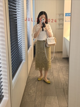 「EMMEL REFINES（エメルリファインズ）のアイテム」を使った、mokoさん（レディース・157cm）の秋コーディネート