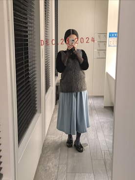 「DONOBAN（ドノバン）のアイテム」を使った、mokoさん（レディース・157cm）の冬コーディネート