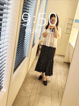 「Diego Bellini（ディエゴベリーニ）のアイテム」を使った、mokoさん（レディース・157cm）の秋コーディネート