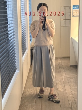 「Pierrot（ピエロ）のアイテム」を使った、mokoさん（レディース・157cm）の夏コーディネート