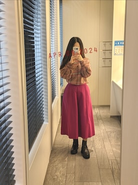 「SOREL（ソレル）のアイテム（シューズ）」を使った、mokoさん（レディース・157cm）の夏コーディネート
