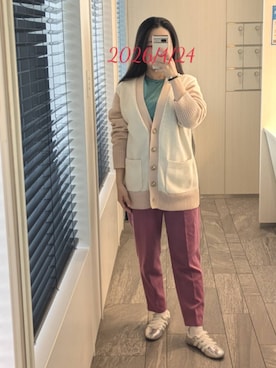 「UNITED ARROWS（ユナイテッドアローズ）のアイテム」を使った、mokoさん（レディース・157cm）の夏コーディネート
