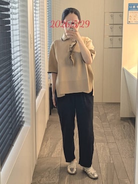 「UNITED ARROWS（ユナイテッドアローズ）のアイテム」を使った、mokoさん（レディース・157cm）の夏コーディネート