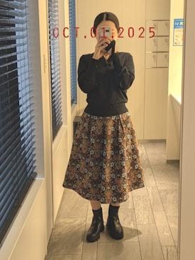 「LIMITLESS LUXURY（リミットレスラグジュアリー）のアイテム」を使った、mokoさん（レディース・157cm）の秋コーディネート