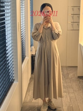 「green label relaxing（グリーンレーベルリラクシング）のアイテム」を使った、mokoさん（レディース・157cm）の夏コーディネート