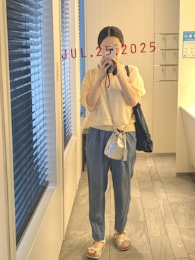 ビューティ&ユース　フレンチリネン ヘリンボーンワイドタックパン BEAUTY&YOUTH UNITED ARROWS（ビューティーアンドユース