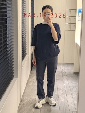 「LACOSTE（ラコステ）のアイテム」を使った、mokoさん（レディース・157cm）の夏コーディネート