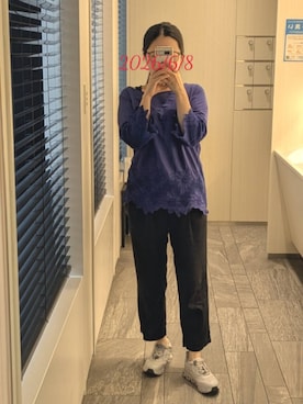 「green label relaxing（グリーンレーベルリラクシング）のアイテム」を使った、mokoさん（レディース・157cm）の夏コーディネート