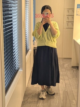 「LACOSTE（ラコステ）のアイテム」を使った、mokoさん（レディース・157cm）の夏コーディネート