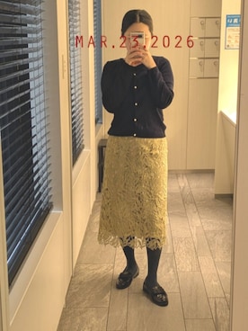 「EMMEL REFINES（エメルリファインズ）のアイテム」を使った、mokoさん（レディース・157cm）の夏コーディネート