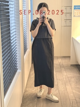 「Green　Parks（グリーンパークス）のアイテム」を使った、mokoさん（レディース・157cm）の秋コーディネート