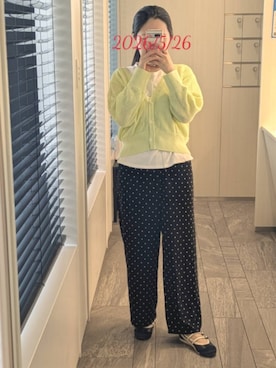 「Pierrot（ピエロ）のアイテム」を使った、mokoさん（レディース・157cm）の夏コーディネート