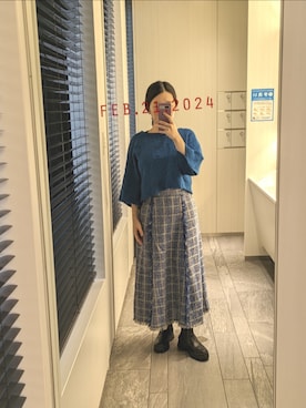 「31 Sons de mode（トランテアン　ソン　ドゥ　モード）のアイテム」を使った、mokoさん（レディース・157cm）の夏コーディネート