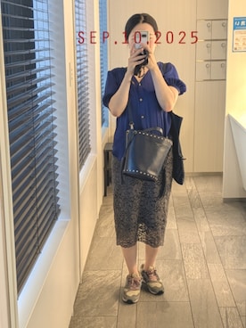 「UNITED ARROWS（ユナイテッドアローズ）のアイテム」を使った、mokoさん（レディース・157cm）の秋コーディネート