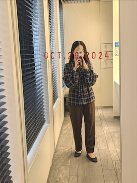 「GRACE&MILA（グレースアンドミラ）のアイテム」を使った、mokoさん（レディース・157cm）の秋コーディネート