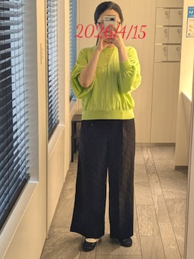「Pierrot（ピエロ）のアイテム」を使った、mokoさん（レディース・157cm）の夏コーディネート