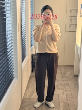 「green label relaxing（グリーンレーベルリラクシング）のアイテム」を使った、mokoさん（レディース・157cm）の夏コーディネート