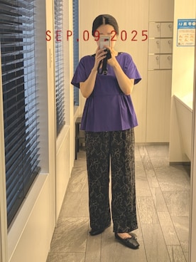 「UNITED ARROWS（ユナイテッドアローズ）のアイテム」を使った、mokoさん（レディース・157cm）の秋コーディネート