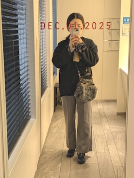 mokoさん（レディース・157cm）の冬コーディネート
