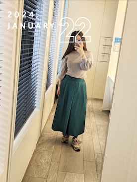 mokoさん（レディース・157cm）の冬コーディネート