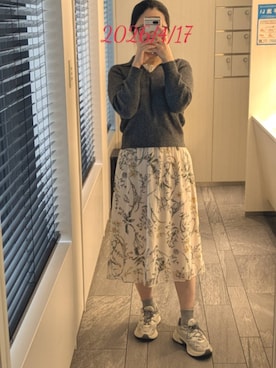 「LACOSTE（ラコステ）のアイテム」を使った、mokoさん（レディース・157cm）の夏コーディネート