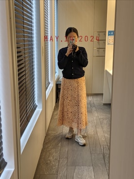 「EMMEL REFINES（エメルリファインズ）のアイテム」を使った、mokoさん（レディース・157cm）の秋コーディネート