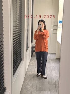 「EMMEL REFINES（エメルリファインズ）のアイテム」を使った、mokoさん（レディース・157cm）の冬コーディネート