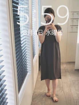 ワンピースを使った チャコールグレー のレディース人気ファッションコーディネート Wear