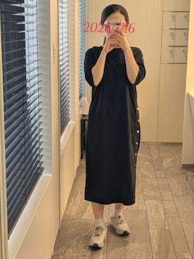 「On（オン）のアイテム」を使った、mokoさん（レディース・157cm）の夏コーディネート
