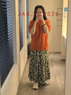 「EMMEL REFINES（エメルリファインズ）のアイテム」を使った、mokoさん（レディース・157cm）の冬コーディネート