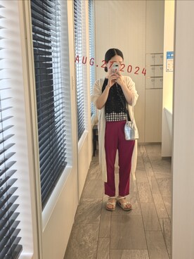 「KBF+（ケービーエフプラス）のアイテム」を使った、mokoさん（レディース・157cm）の秋コーディネート