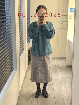 「アイテム（ドレスシューズ）」を使った、mokoさん（レディース・157cm・30代）の秋コーディネート