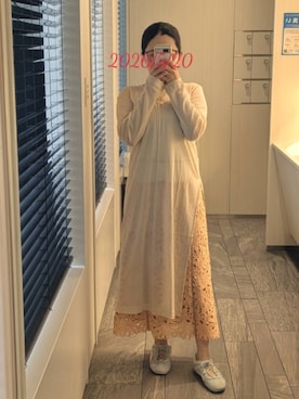 「green label relaxing（グリーンレーベルリラクシング）のアイテム」を使った、mokoさん（レディース・157cm）の夏コーディネート