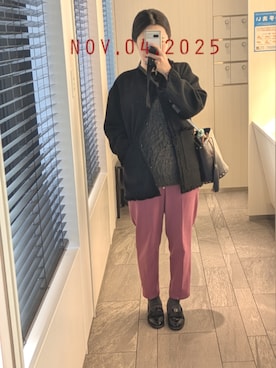 mokoさん（レディース・157cm）の冬コーディネート