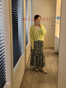 「EMMEL REFINES（エメルリファインズ）のアイテム」を使った、mokoさん（レディース・157cm）の秋コーディネート
