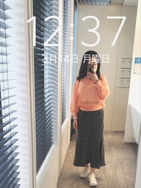 「シャーベットカラー」｜mokoさん（レディース・157cm）の春コーディネート