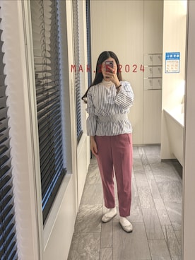 「Jayro（ジャイロ）のアイテム」を使った、mokoさん（レディース・157cm）の夏コーディネート