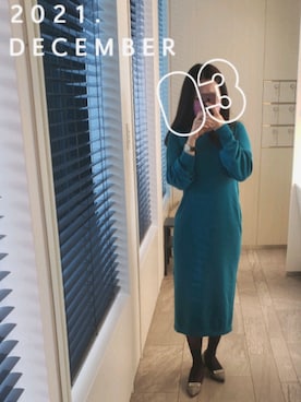 「CIRCA（サーカ）のアイテム」を使った、mokoさん（レディース・157cm）の冬コーディネート