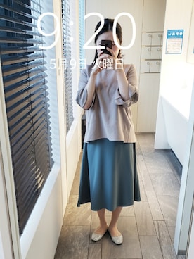 「FONCE（フォンセ）のアイテム」を使った、mokoさん（レディース・157cm）の春コーディネート