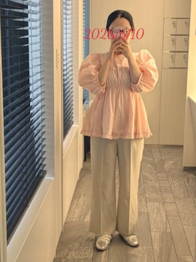 「UNITED ARROWS（ユナイテッドアローズ）のアイテム」を使った、mokoさん（レディース・157cm）の夏コーディネート