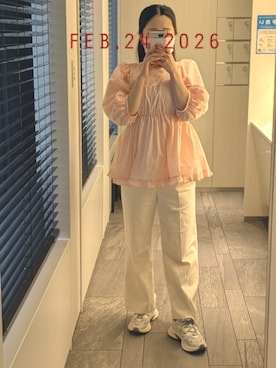 mokoさん（レディース・157cm）の冬コーディネート