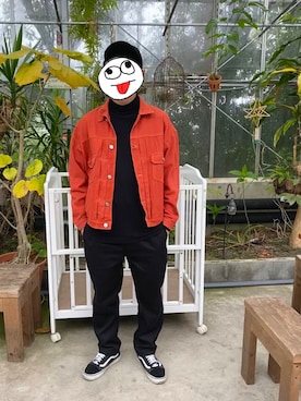 「WEGO（ウィゴー）のアイテム（その他アウター）」を使った、うめGRさん（メンズ・169cm）の春コーディネート