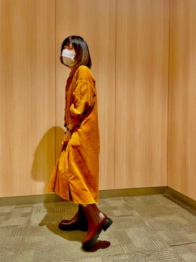 「チェルシーブーツ」｜WAORientalTRaffic幕張さん（レディース・151cm）の秋コーディネート