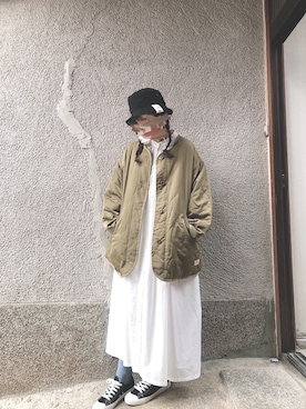 「Java（ジャバ）のアイテム」を使った、もぴこさん（レディース・160cm）の秋コーディネート